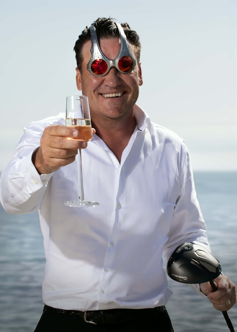 Jarmo på en strand
